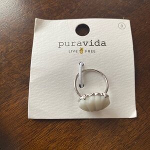 Pura Vida seashell ring, 8